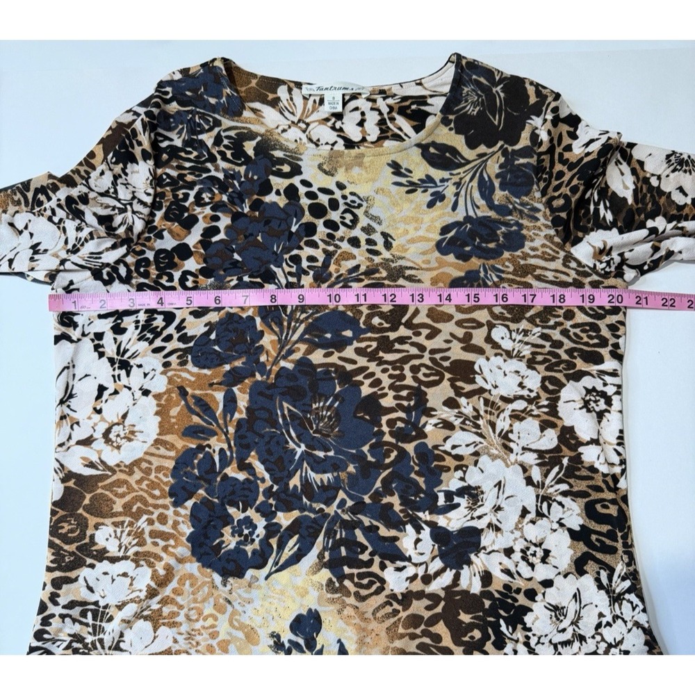 Tantrums Womens‎ Maximalist Top Size S Y2K Floral Fairy Grunge Goblincore Indie - Picture 8 of 9